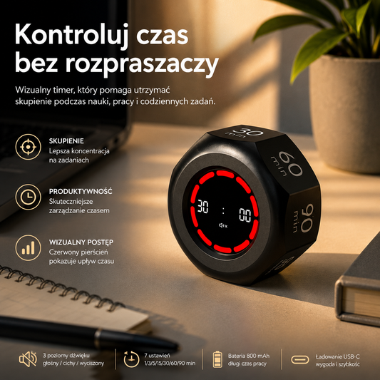 Timer z czujnikiem grawitacyjnym
